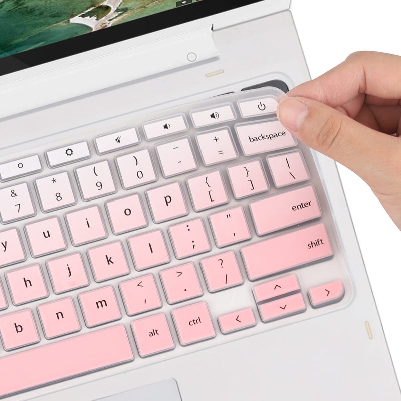 MUBUY-GOL Keyboard Cover for Acer Chromebook Spin 11 311 511 CP311 CP511 R751T R721T R752 R753T CP511, Acer Chromebook Spin 512 513 514 713 CP713 CP315 R851TN R852T R853TA CP513 R841T CP514 -GPink - Image 5